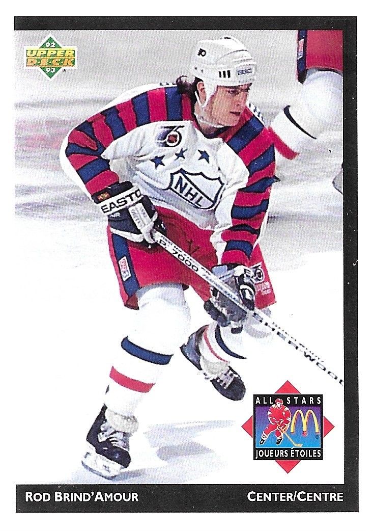 1992-93 Upper Deck McDonald's Hockey All-Star Rod Brind'Amour McD-16