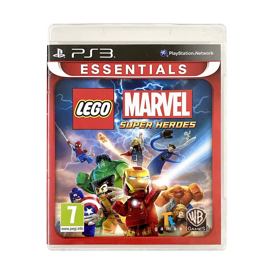 Lego Marvel Super Heroes - PS3 (+muita pelejä)