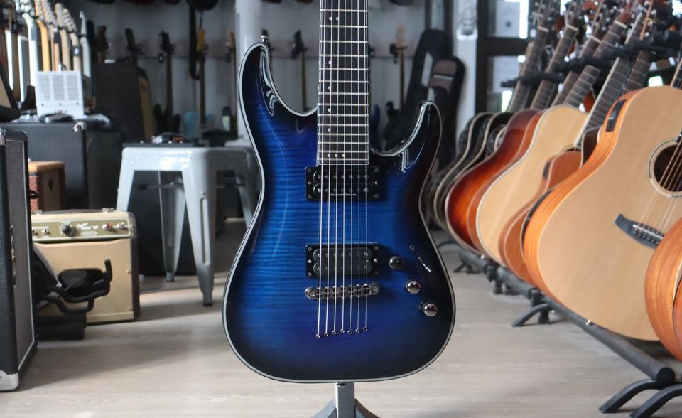 Schecter Blackjack SLS C-7 Passive 2014 sähkökitara