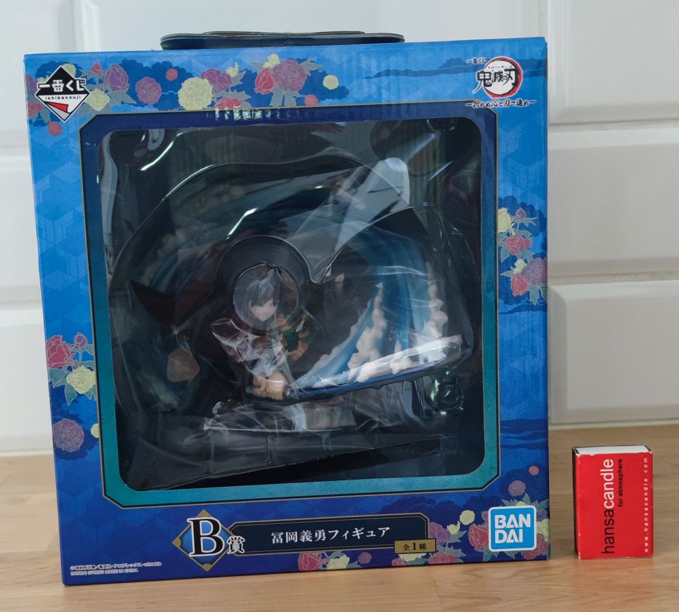 Ichiban kuji Demon Slayer Kimetsu no Yaiba Palkinto B Tomioka figuuri