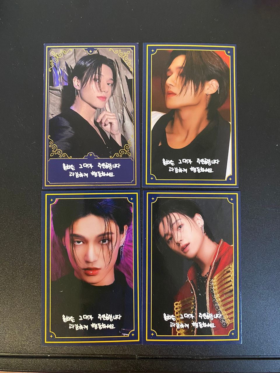Ateez Wooyoung fortune card set