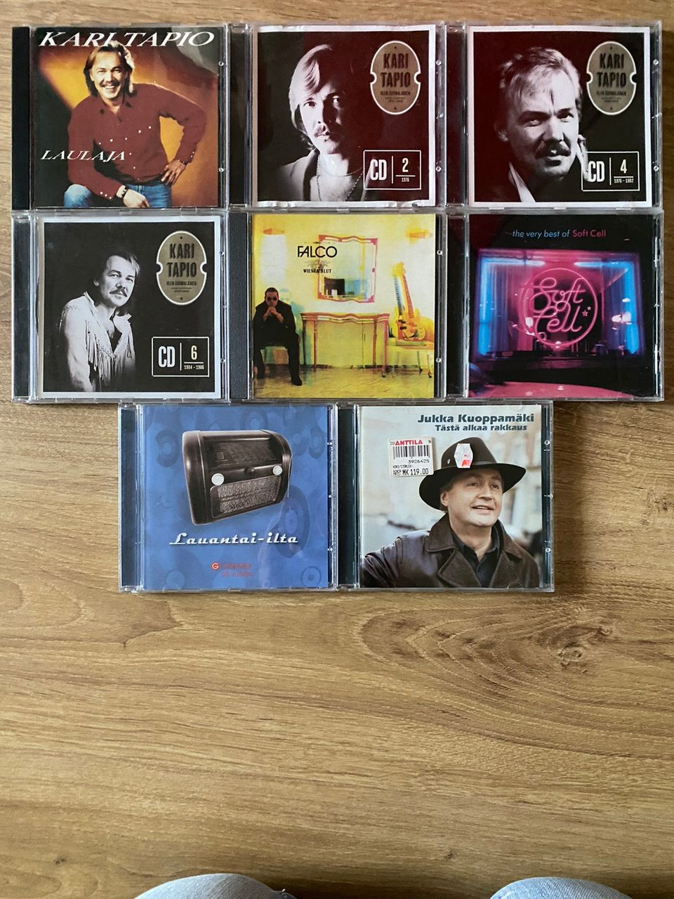 Kari Tapio ym CD levyjä