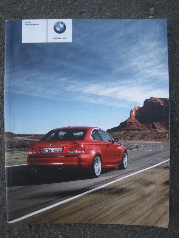 BMW E82 1-sarja Coupe käyttö-ohjekirja Suomen-kielinen
