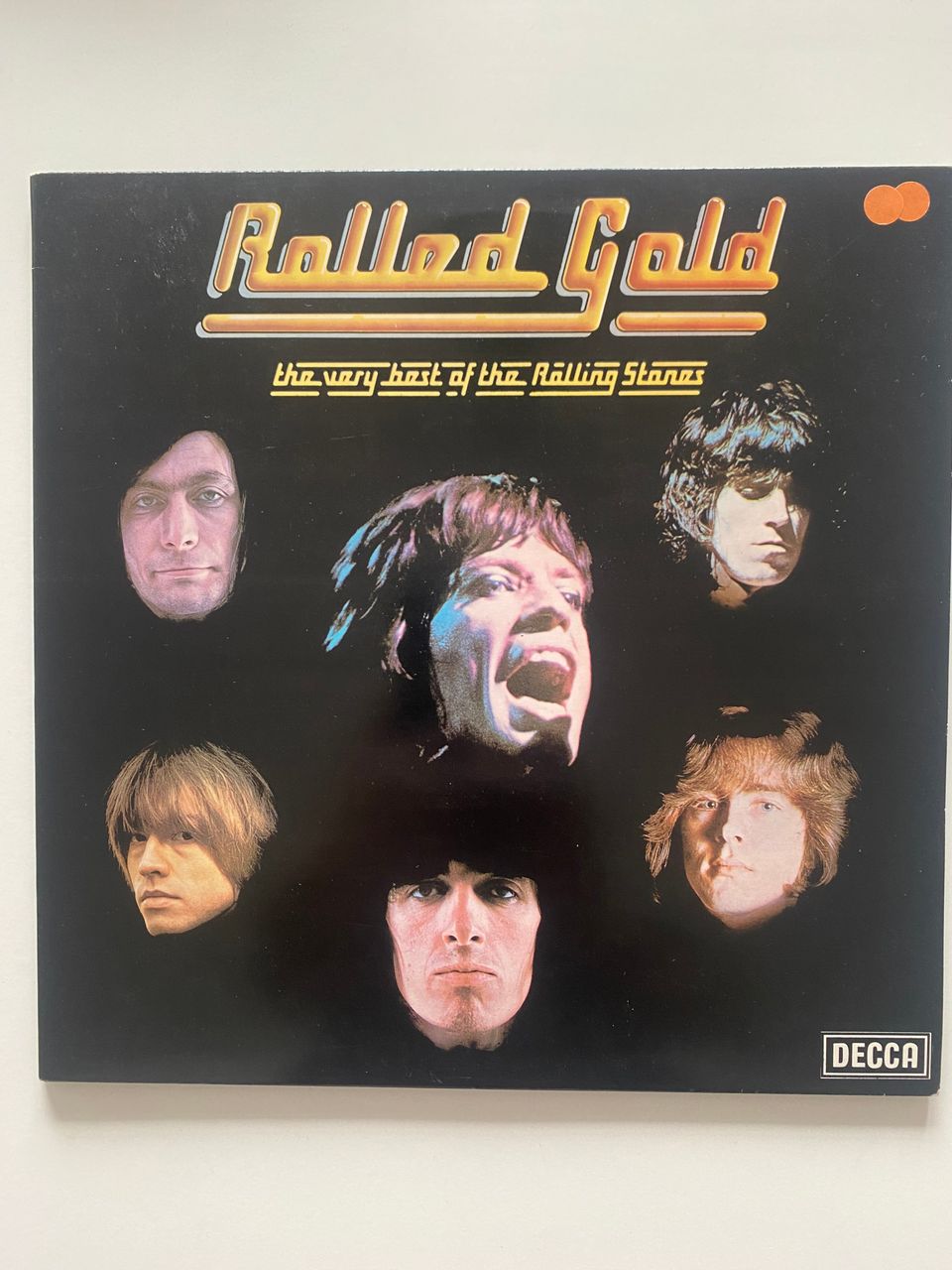 Rolling Stones rolled gold LP