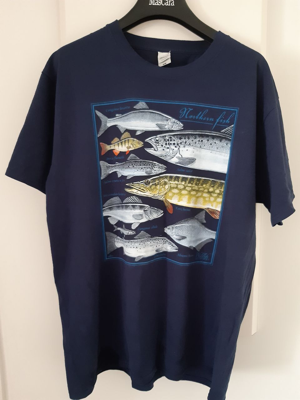 Kala-aiheinen t-paita uusi L
