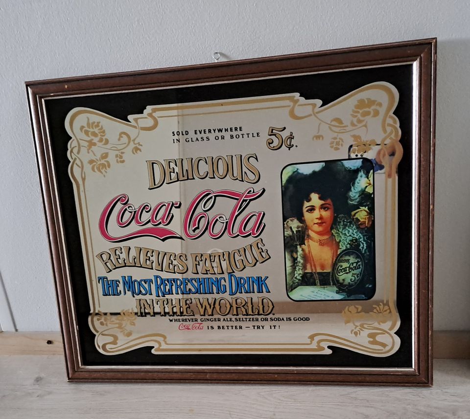 Vintage Coca-Cola peilitaulu