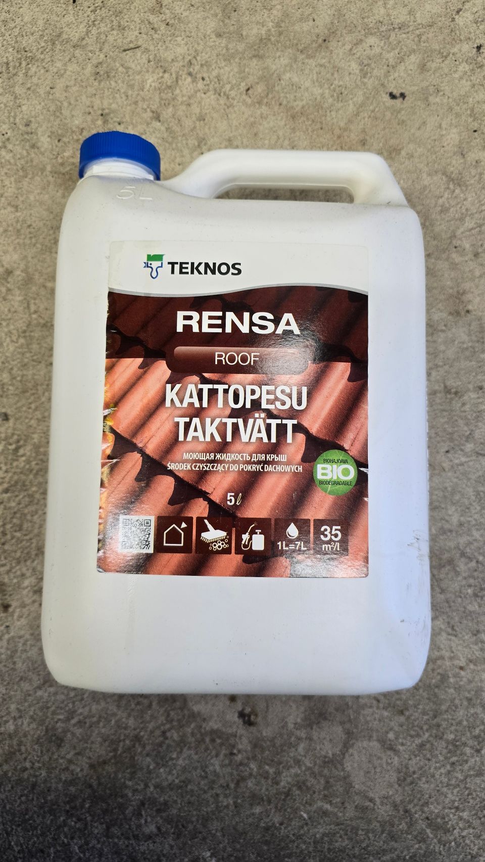 Rensa Roof Kattopesu 5l
TEKNOS