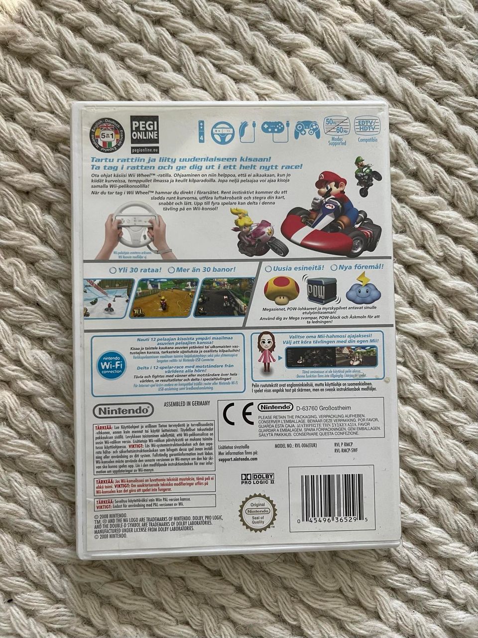 Nintendo rattiohjaimet ja mariokart