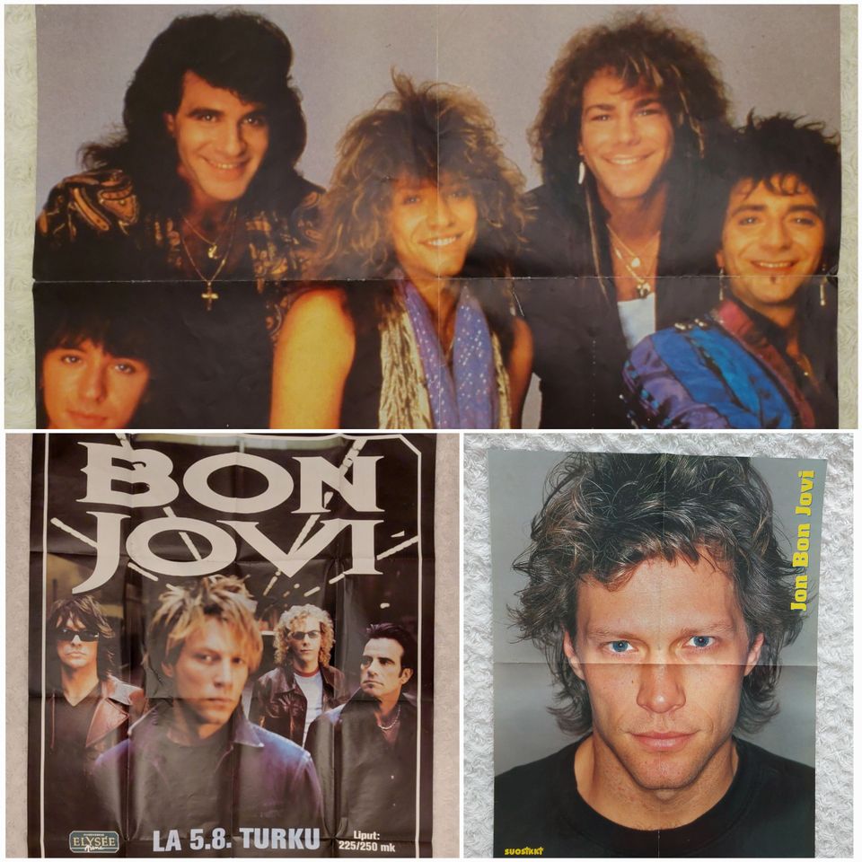 Bon Jovi juliste 3 kpl