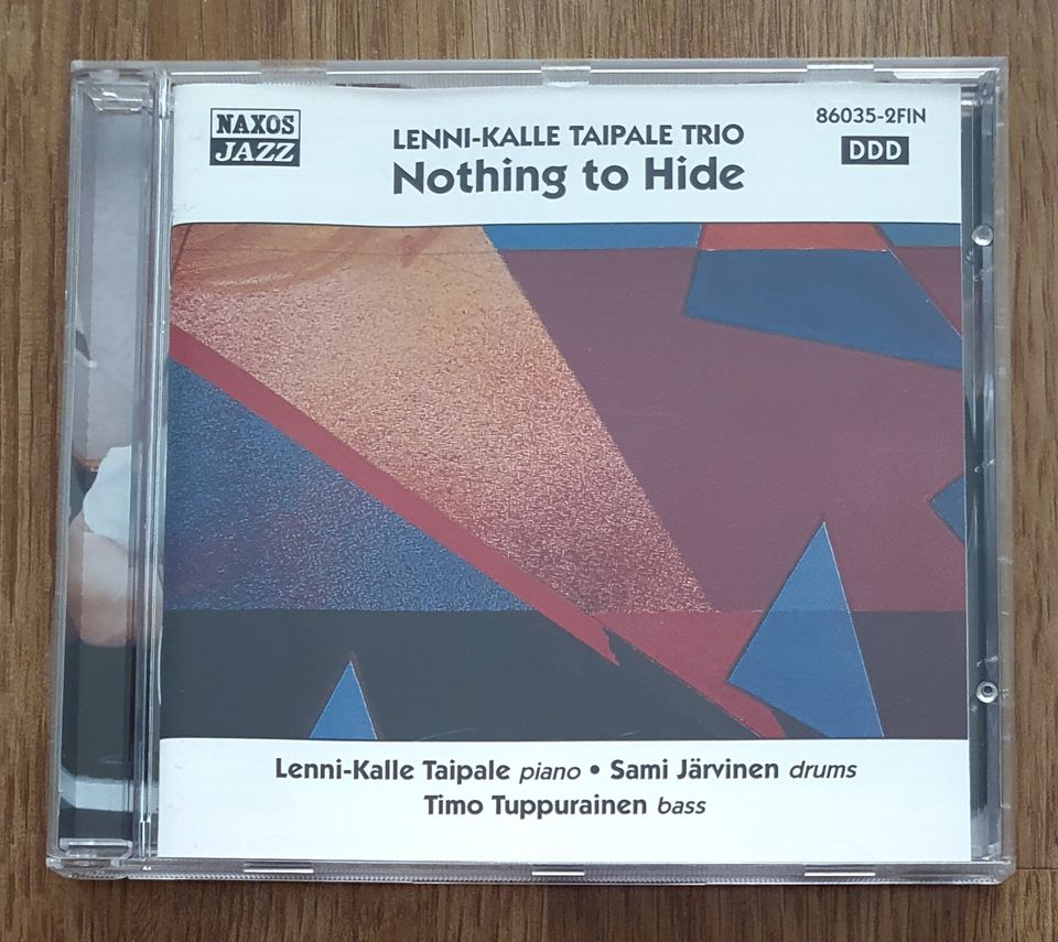 Lenni-Kalle Taipale Trio - Nothing To Hide cd