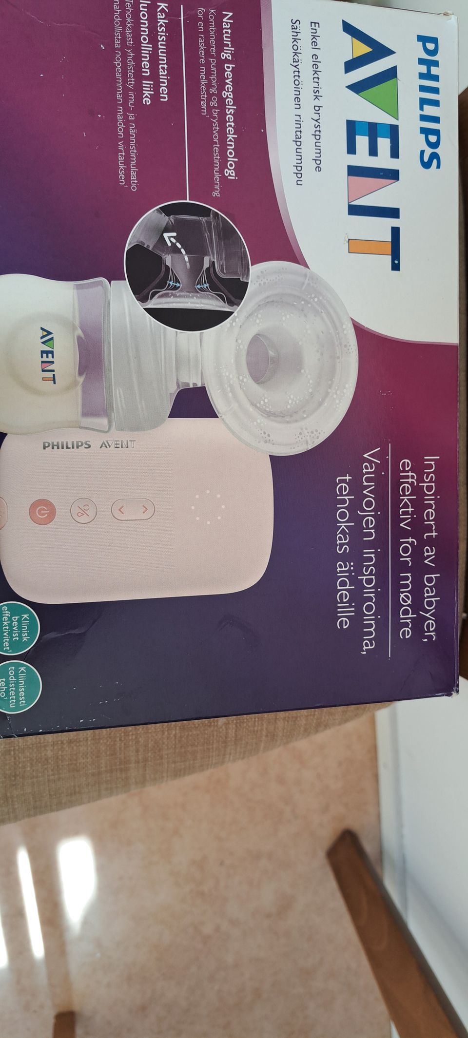 Philips Avent rintamaitopumppu