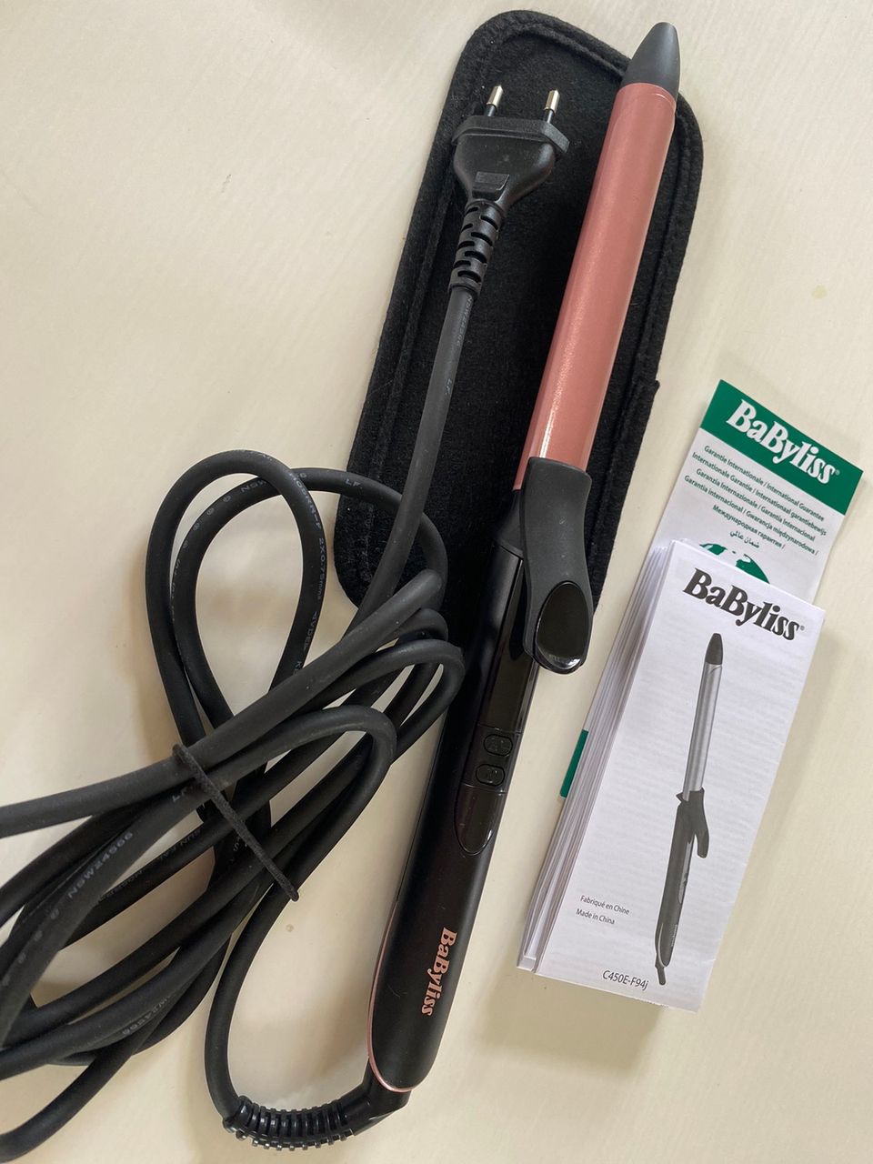 Babyliss 19 mm curling tong