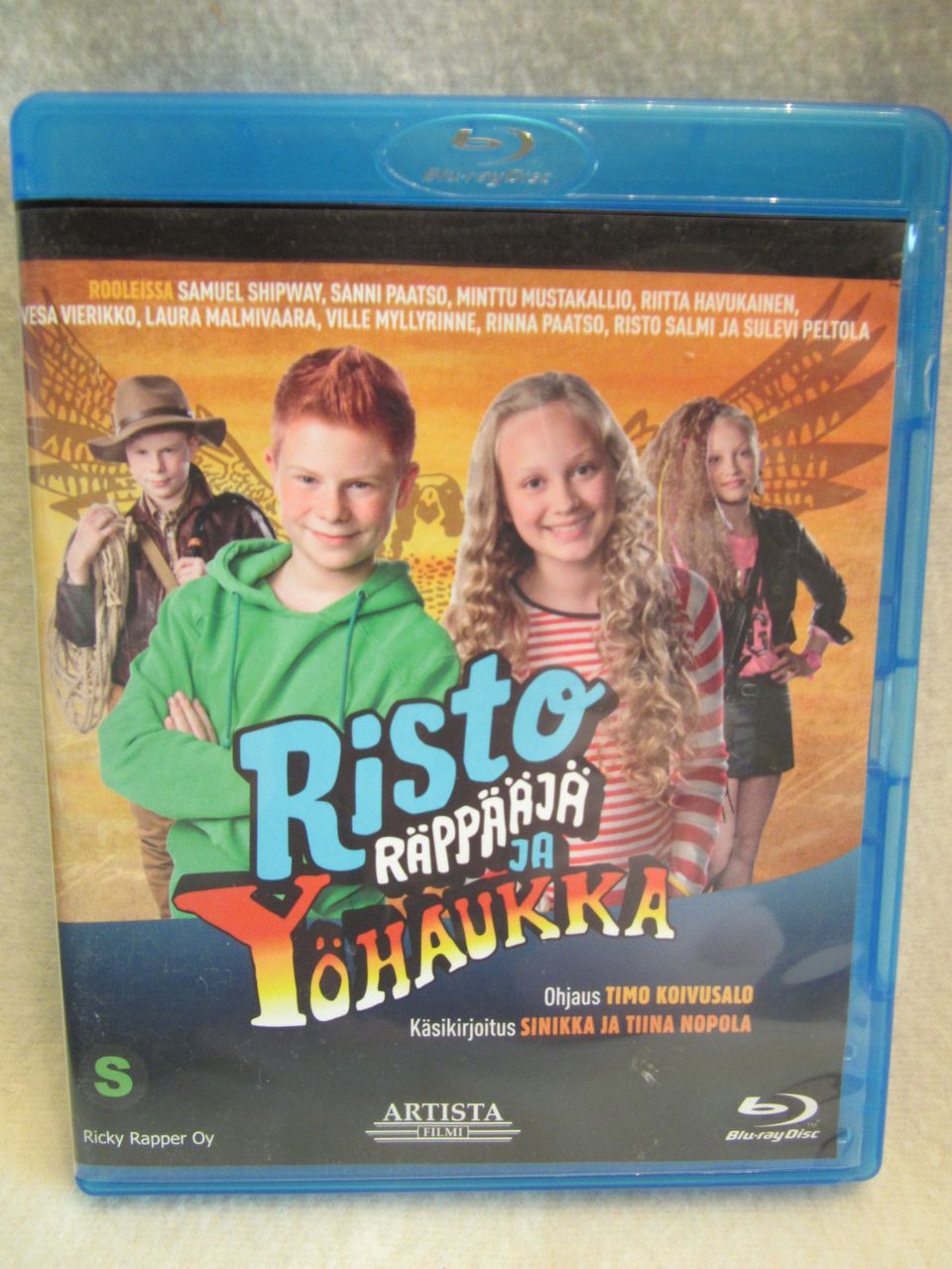 Risto Räppääjä ja Yöhaukka blu-ray