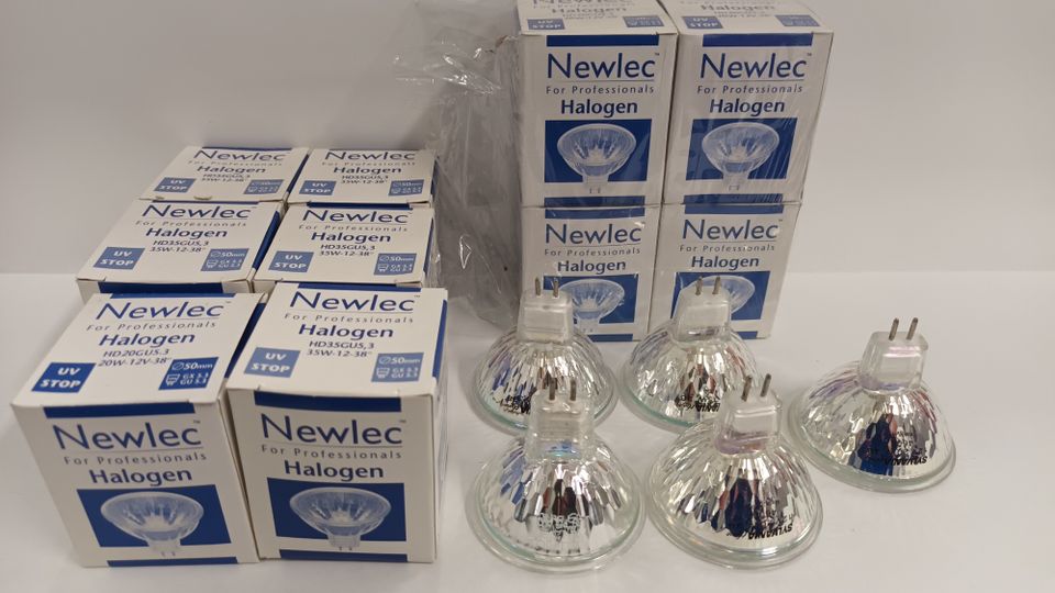 Halogen Newlec 35W-12-38°  UUSIA 15kpl