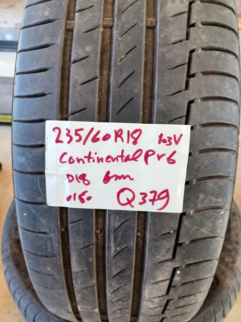 Kesärenkaat 235/60R18 1003V continental