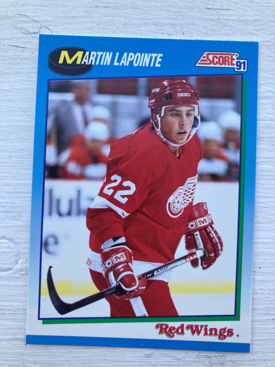 Jääkiekkokortti Score91 Martin Lapointe MINT