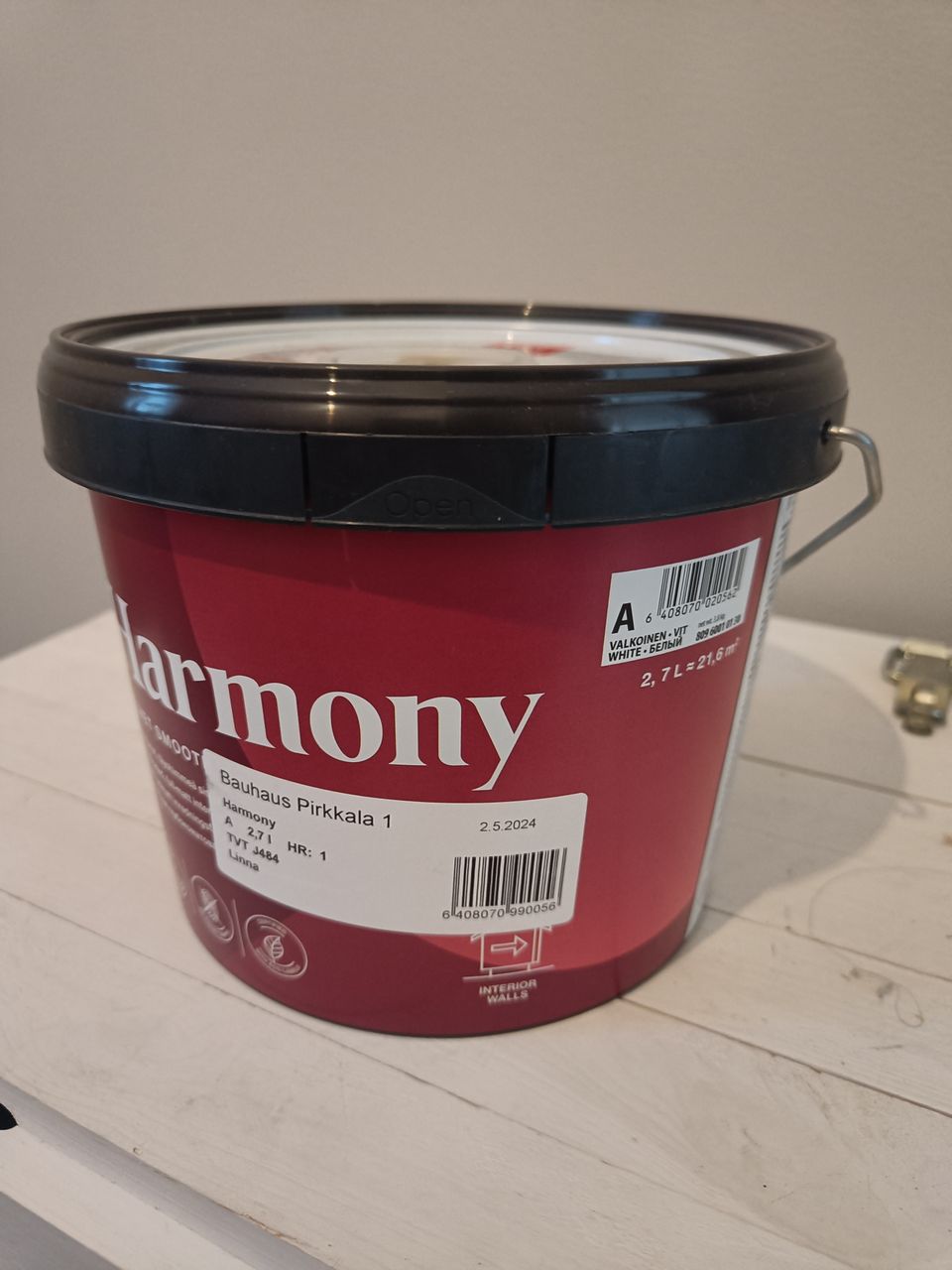 Sisämaali Tikkurila Harmony, Purkkikoko2,7 l , Sävytys Linna J484