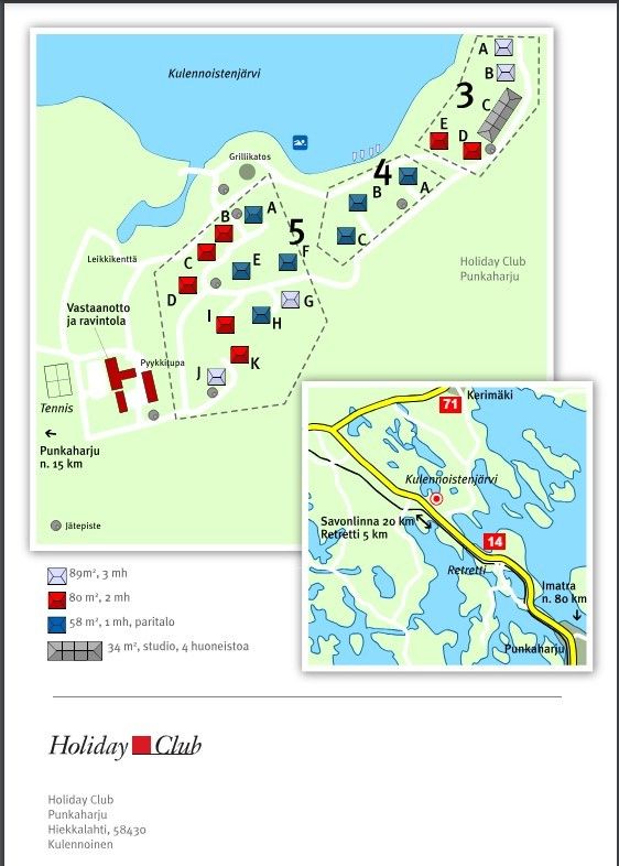 Myydään Holiday Club viikko-osake Hiekkaharju 1 (4 C 2) lomaviikko 20