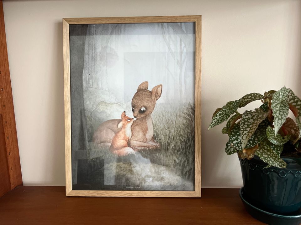 Kehystetty juliste bambi