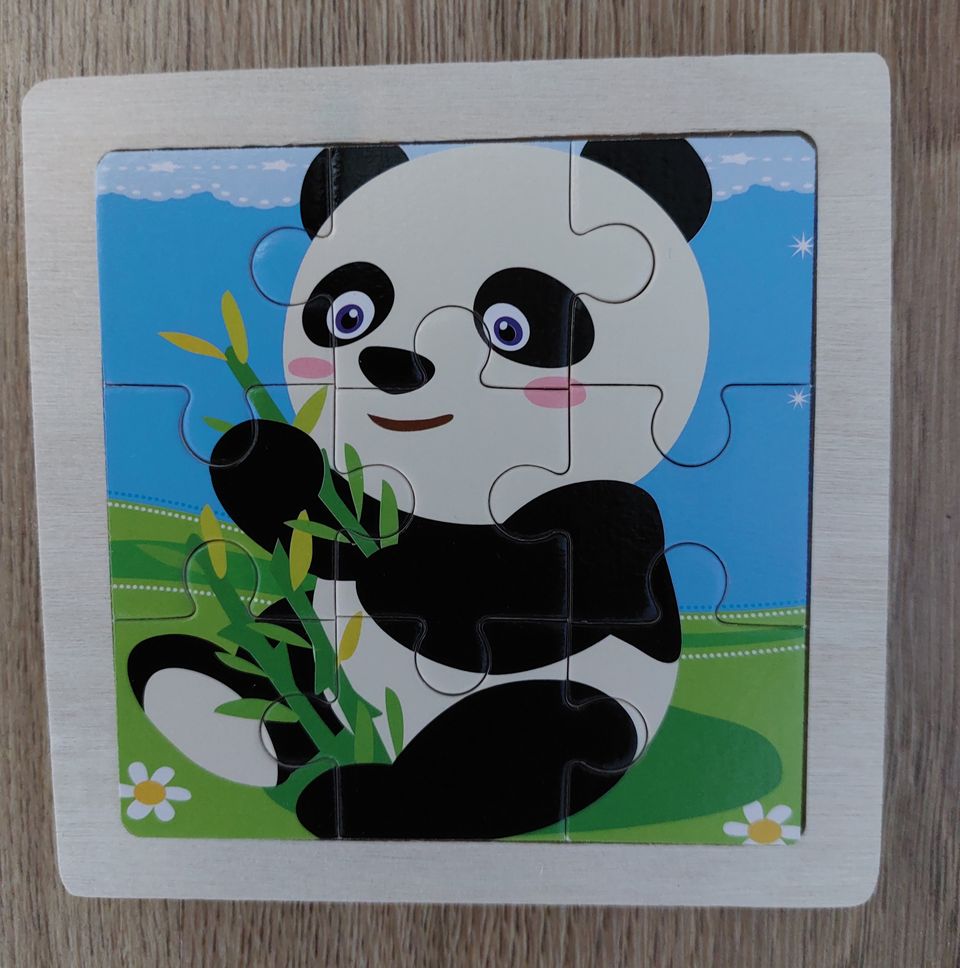 Puinen palapeli Panda