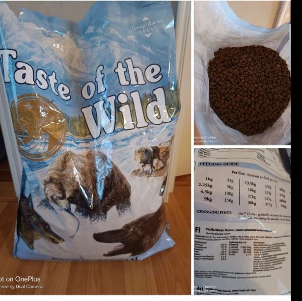 Laadukasta koiran ruokaa - Taste of Wild