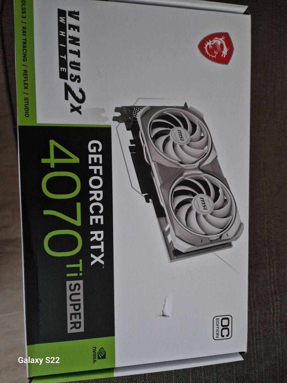 Näytönohjain Geforce rtx 4070 Ti superr 16GB GDDR6X