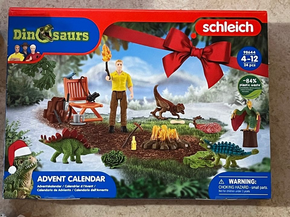 Schleich dinosaurus joulukalenteri