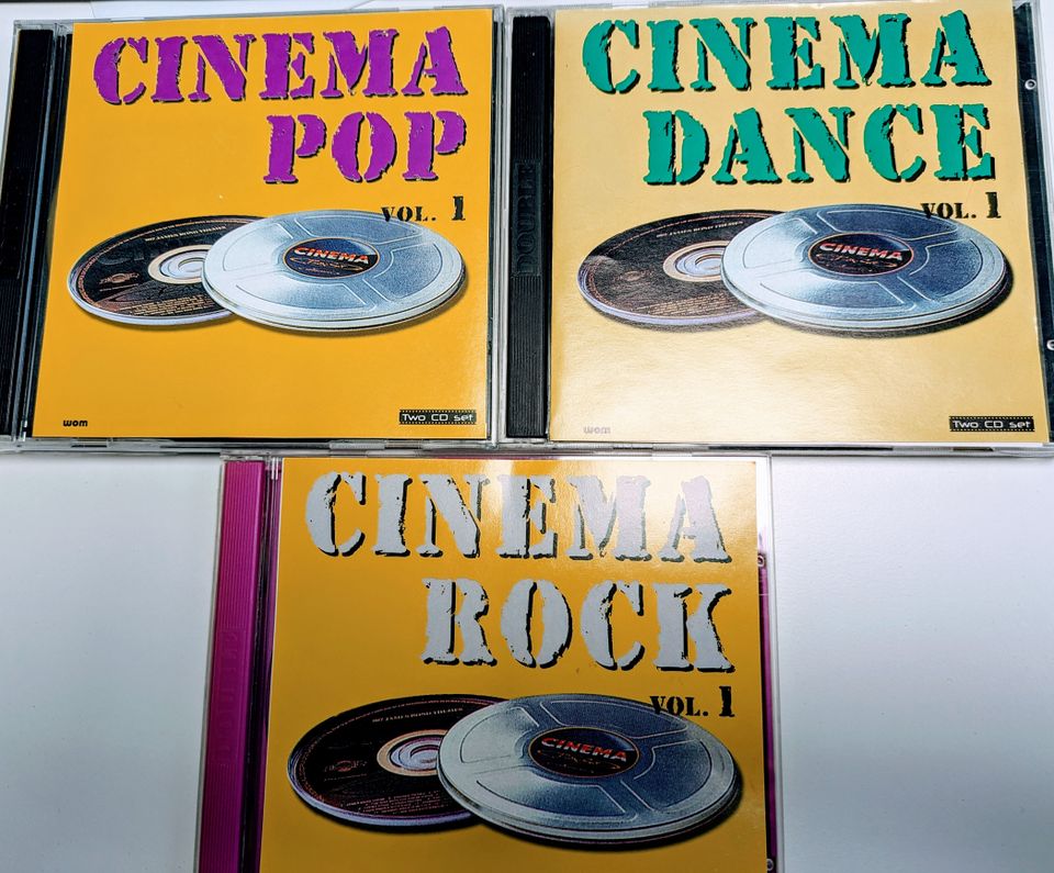 3 x 2CD Cinema music Pop Rock Dance