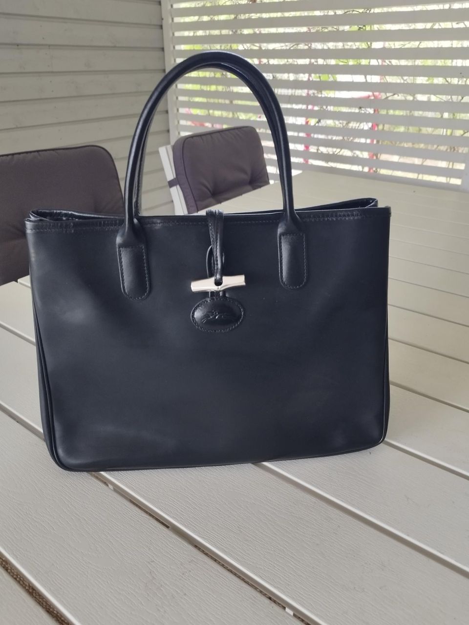 Longchamp Roseau iso nahkalaukku