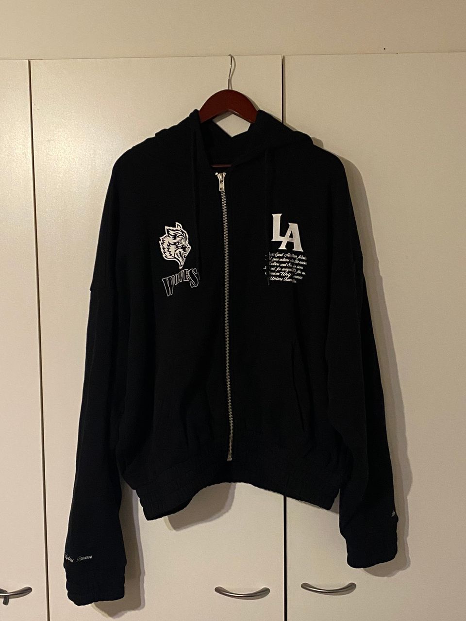 Darcsport cropped Wolves zip up hoodie