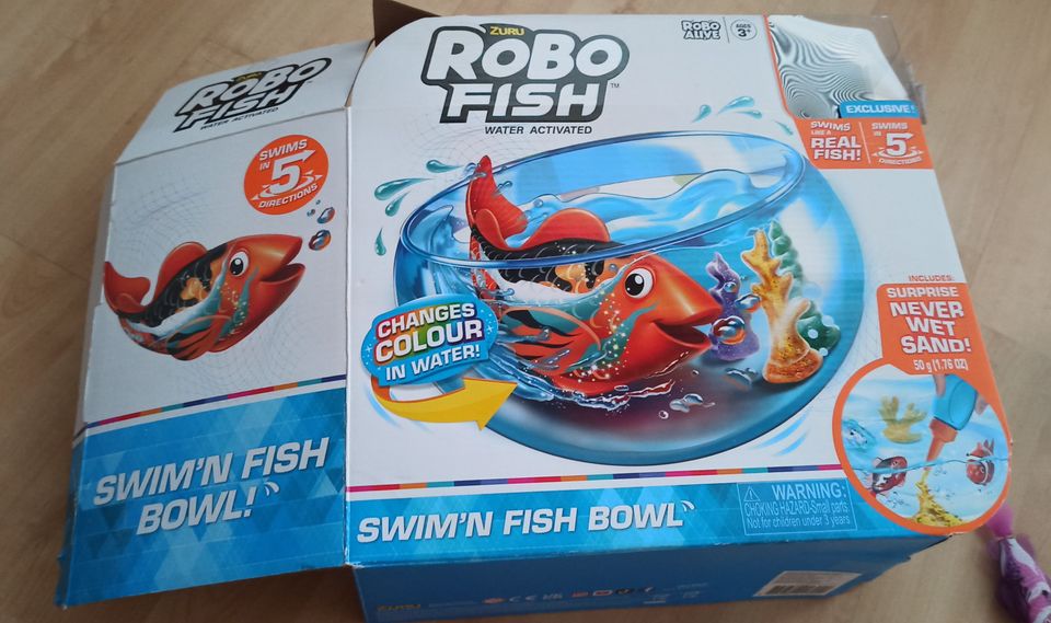 RoboAlive RoboFish Playset Bowl, lelu