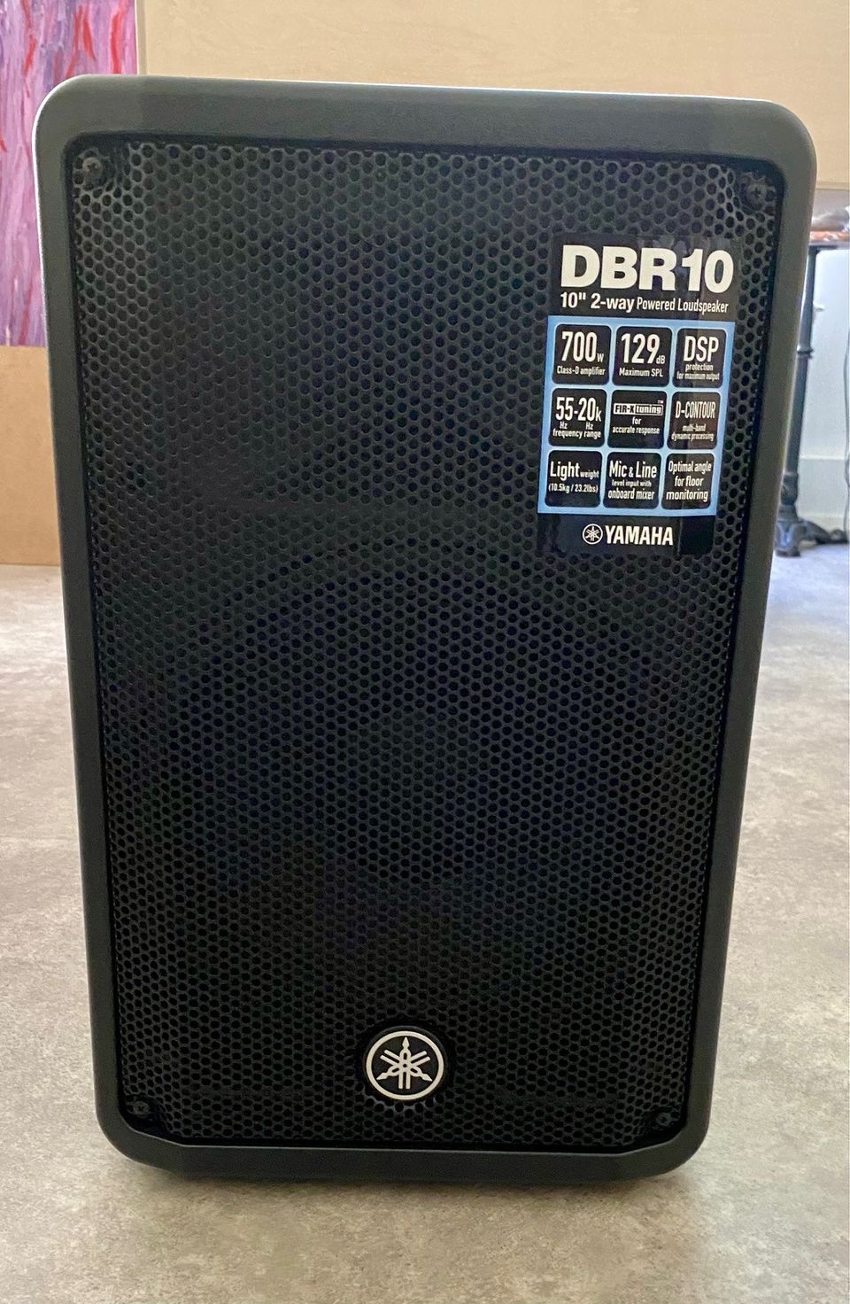 Yamaha DBR10 Speaker Like New with Soundking Stand