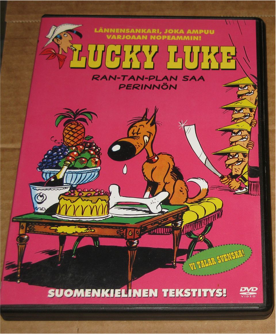 DVD Lucky Luke: Ran-tan-plan saa perinnön