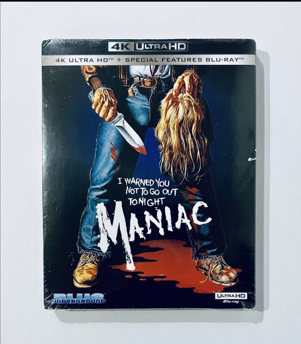 Maniac 4K Blu-ray (4K Ultra HD + Blu-ray) + Slipcover