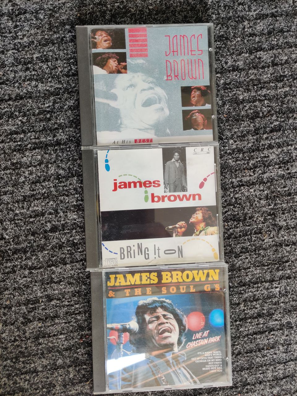 James Brown CD-kokoelma 3 kpl