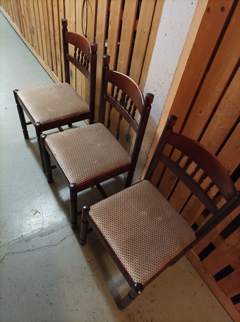 Retro tuolit 3kpl