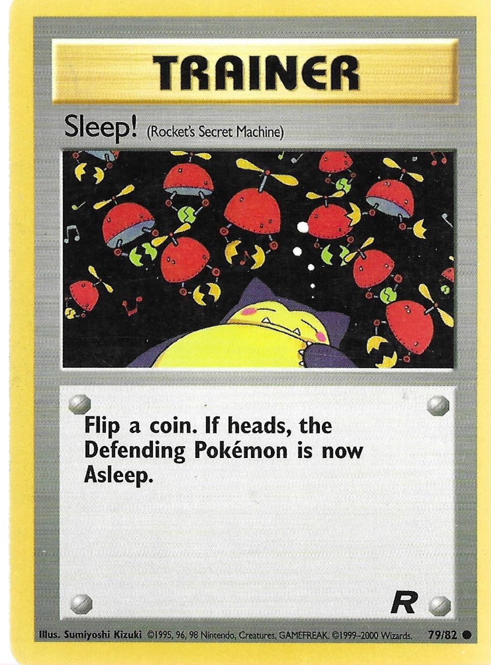 Pokemon Trainet Sleep 79/82 Rocket.... 2000