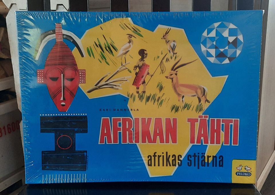 Afrikan tähti -lautapeli käyttämätön