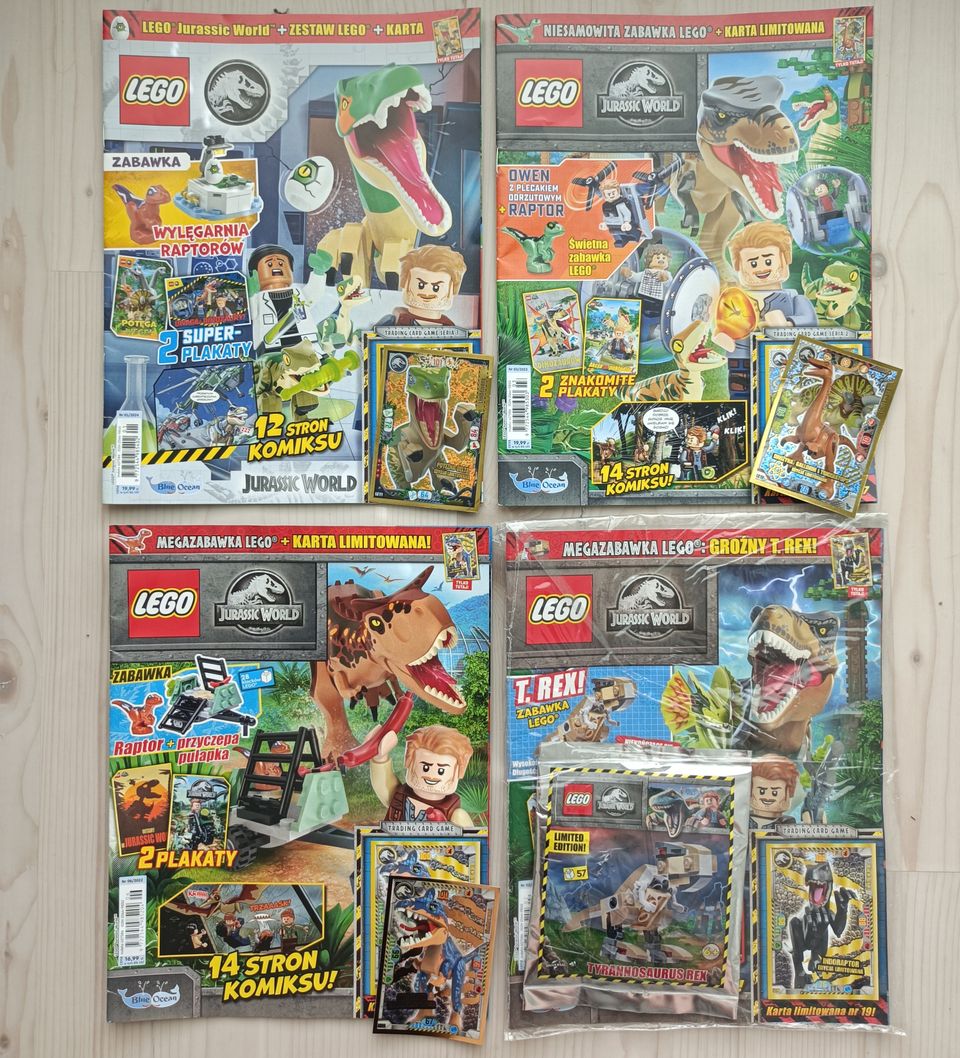 Puolankielisiä Lego-lehtiä Jurassic Park