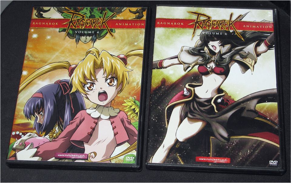 Kaksi DVD:tä - Ragnarök volume 4 ja 6