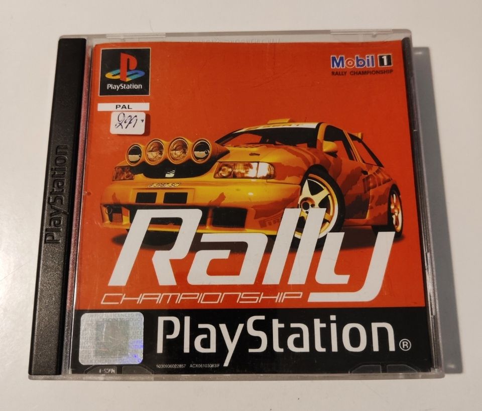 Rally Championship PS1-peli