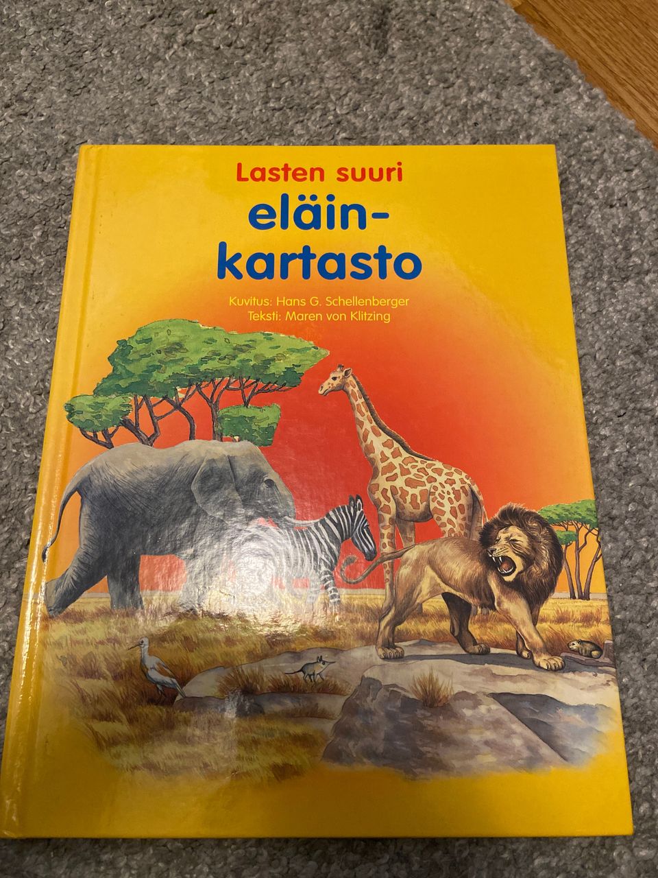 Lasten suuri eläinkartasto