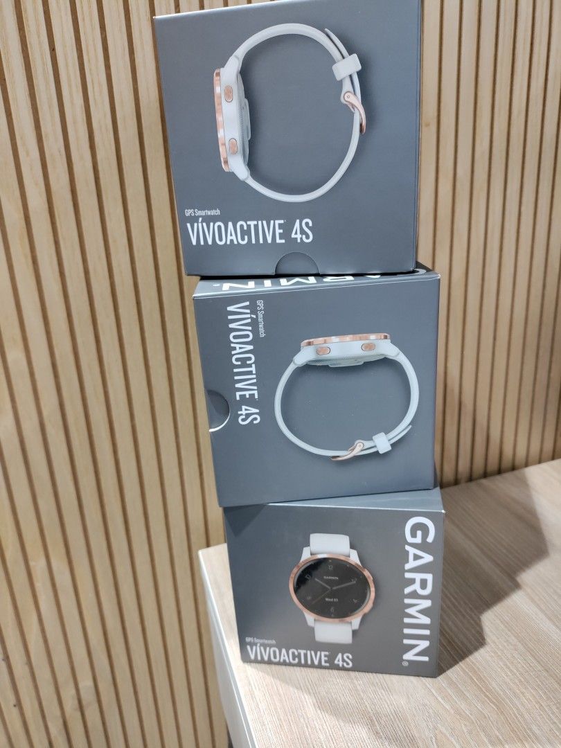 Garmin Vivoactive 4s GPS älykello (valkoinen/ruusukulta)