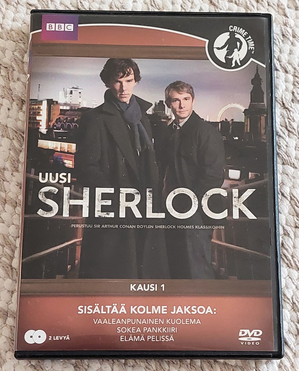 BBC Sherlock kaudet 1 ja 2 (DVD)