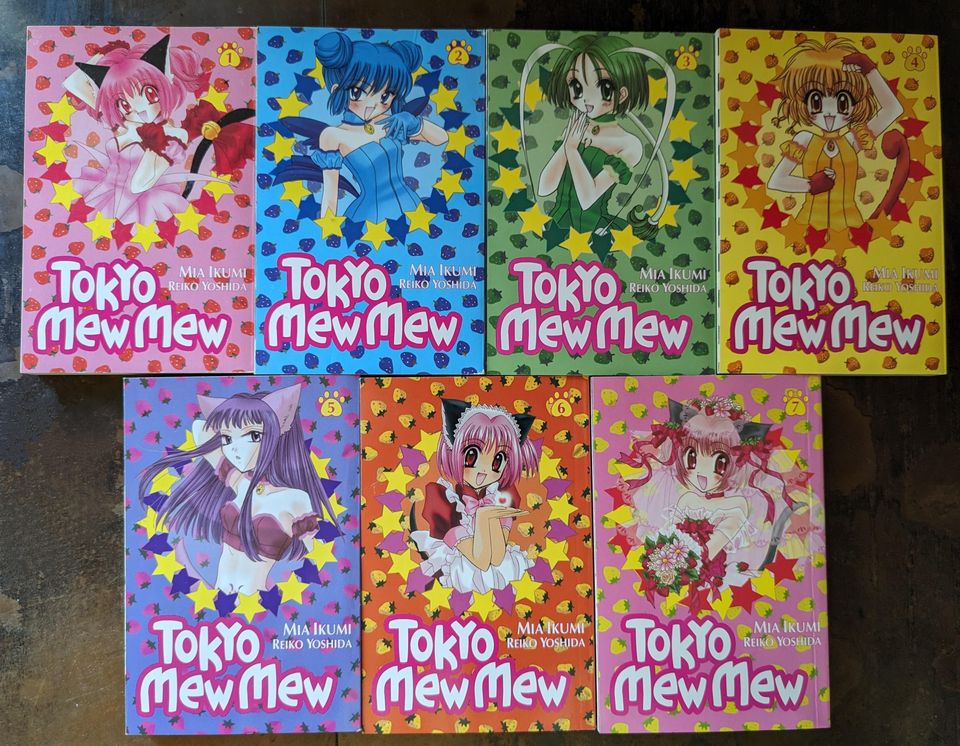 'Tokyo Mew Mew Vol. 1-7' ja 'Tokyo Mew Mew à la mode Vol. 1+2' manga-sarjat