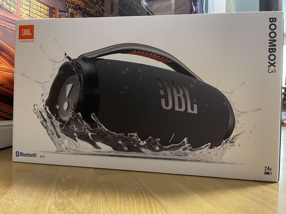 JBL Boombox 3 kannettava kaiutin (musta