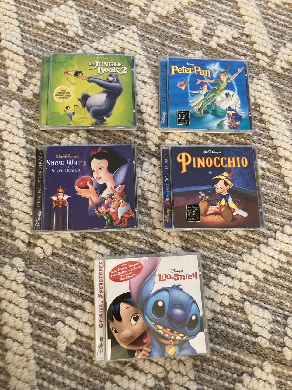 Disneyn soundtrack cd x 5