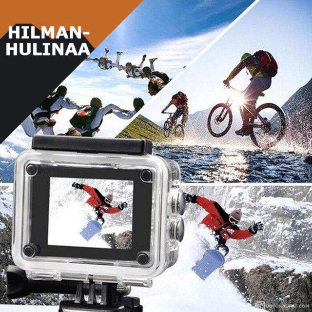 Uusi Full HD Urheilukamera 1080P valkoinen