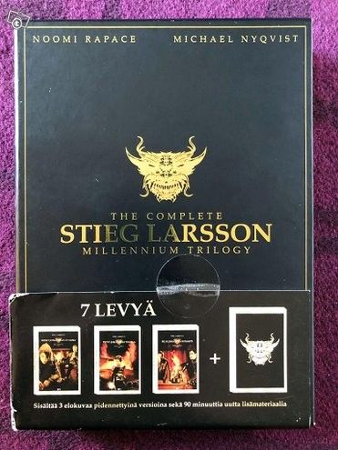 The Complete Stieg Larsson Millenium Trilogy DVD Boksi