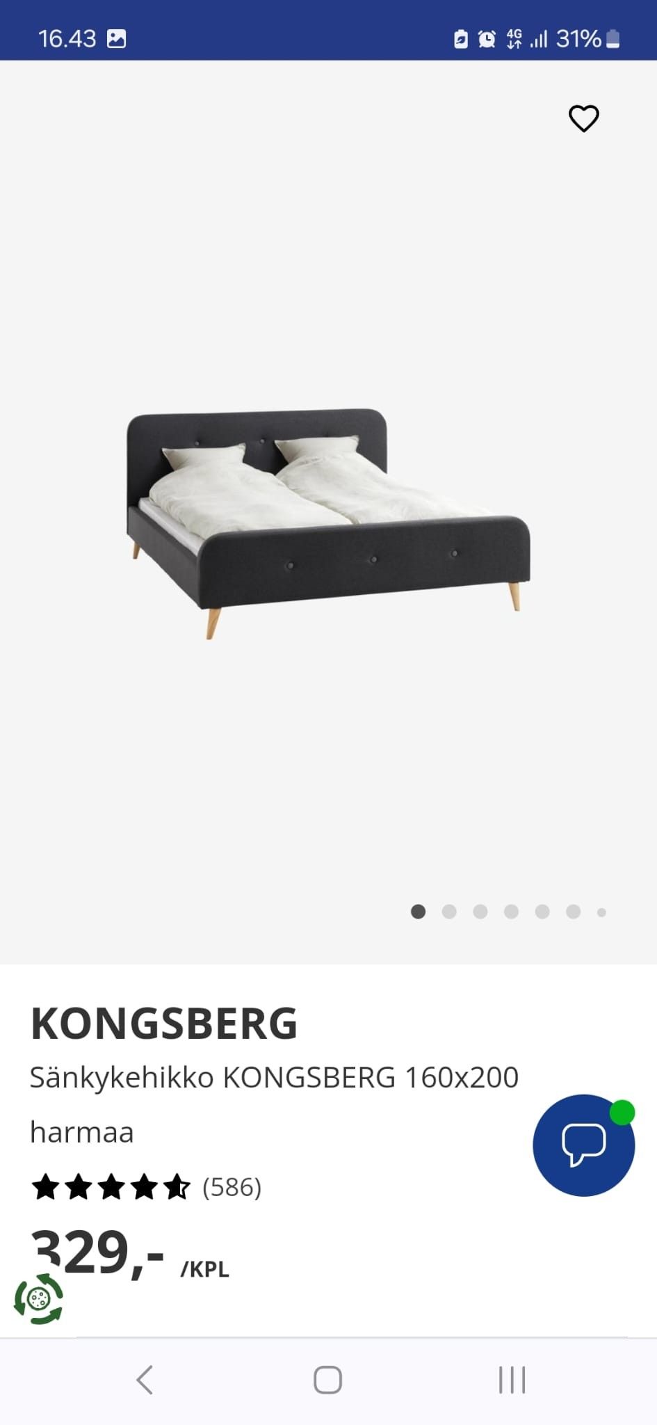 Kongsberg sänkykehikko